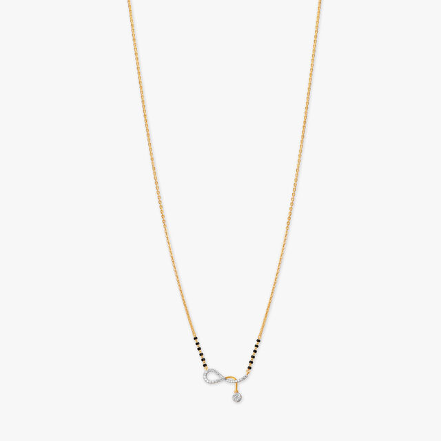 Infinity Charm Diamond Mangalsutra 3