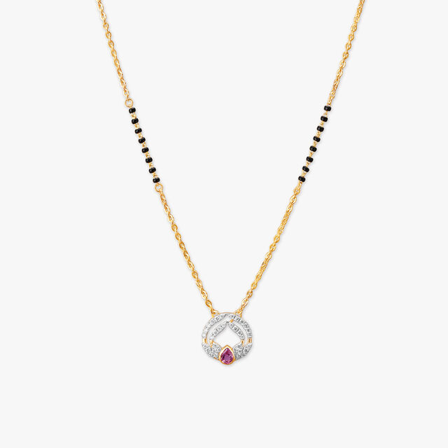 Twilight Bloom Diamond Mangalsutra