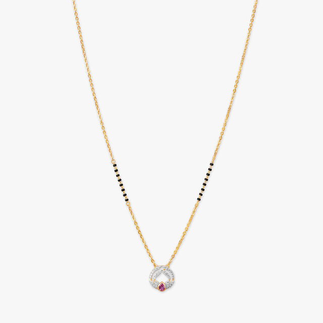 Twilight Bloom Diamond Mangalsutra