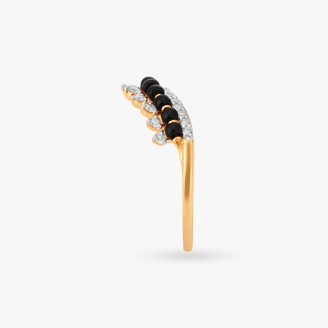 Stately Mangalsutra Diamond Ring