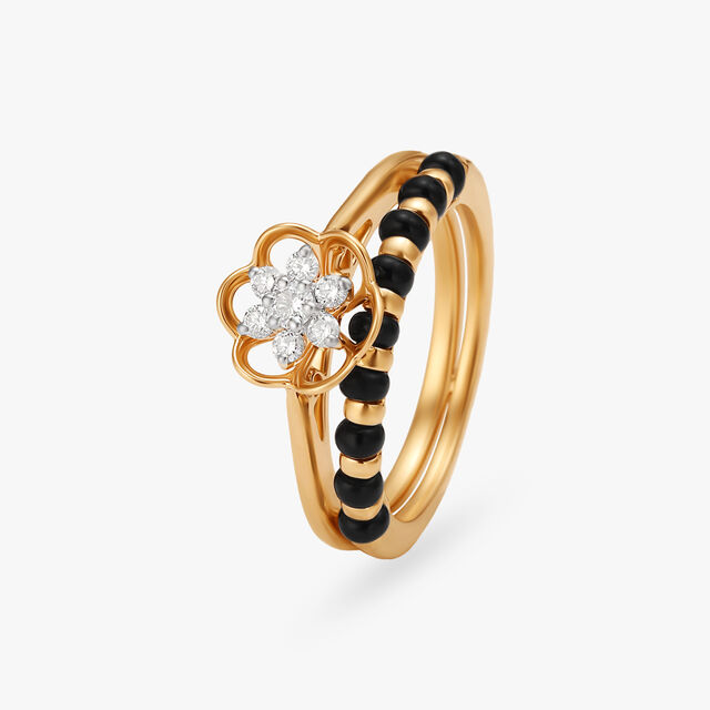 Timeless Blossom Diamond Finger Ring 