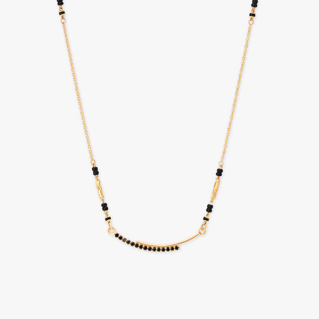 Graceful Curve Diamond Mangalsutra