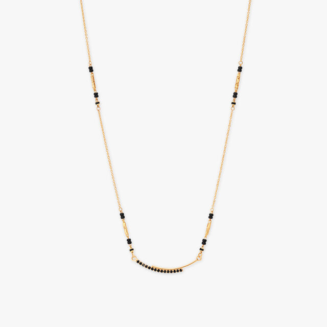Graceful Curve Diamond Mangalsutra