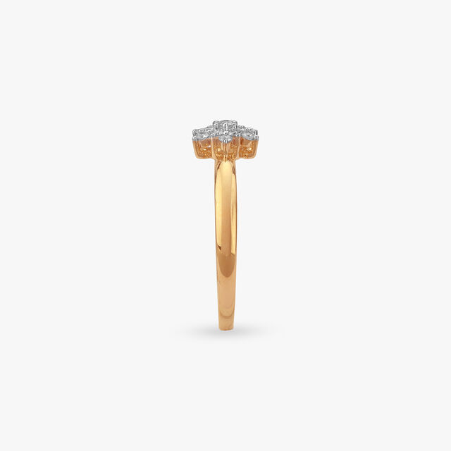 Floral Sparkle Diamond Ring