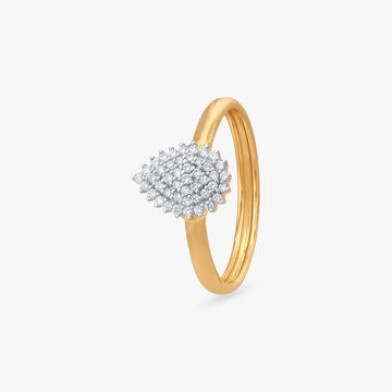 Radiant Pear Diamond Finger Ring