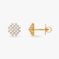 Glimmering Gaze Diamond Stud Earrings 2