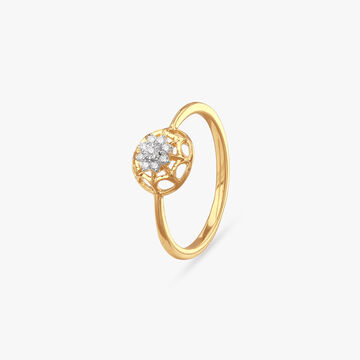 Dome Spark Diamond Ring