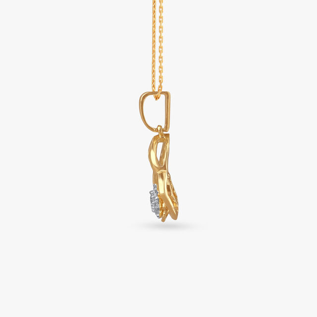 Floral Glory Diamond Pendant 2