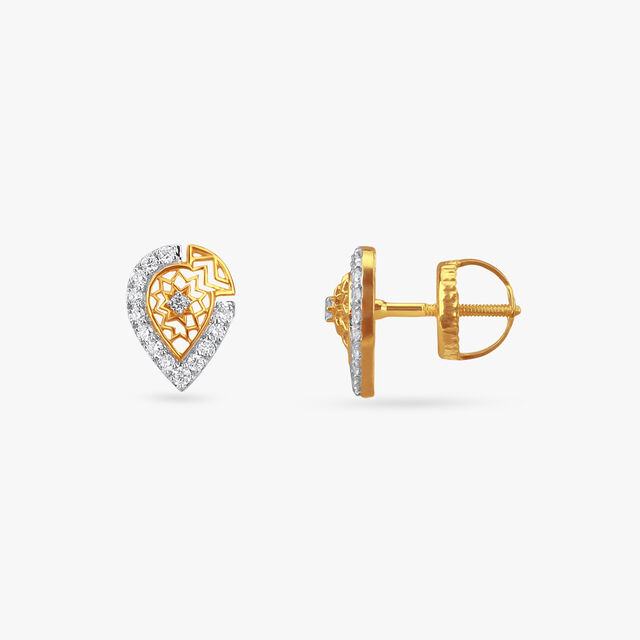 Royal Archway Diamond Stud Earrings 2