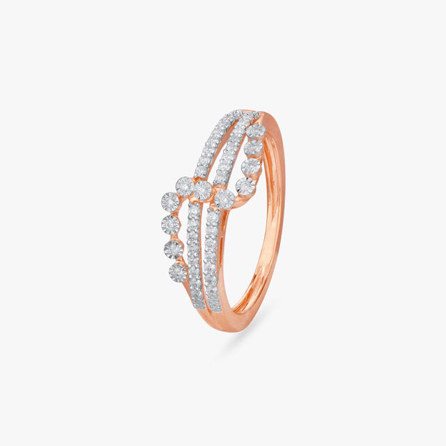 Line Symphony Diamond Ring