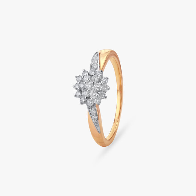 Floral Crown Diamond Ring
