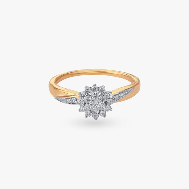 Floral Crown Diamond Ring