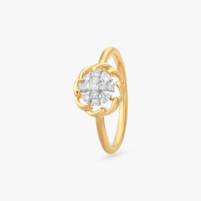 Blossom Cluster Diamond Ring