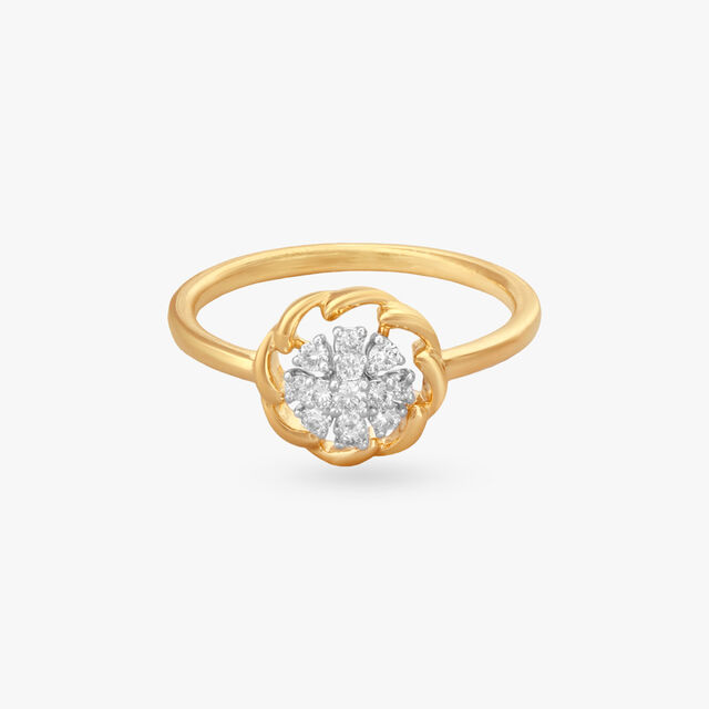 Blossom Cluster Diamond Ring