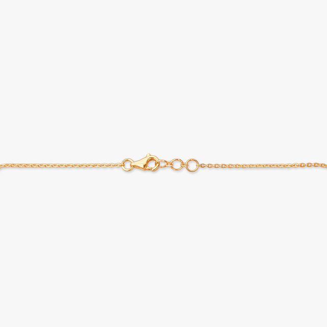 Spiral Bloom Diamond Pendant with Chain