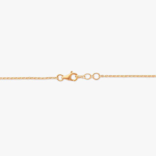 Graceful Blossom Diamond Pendant with Chain