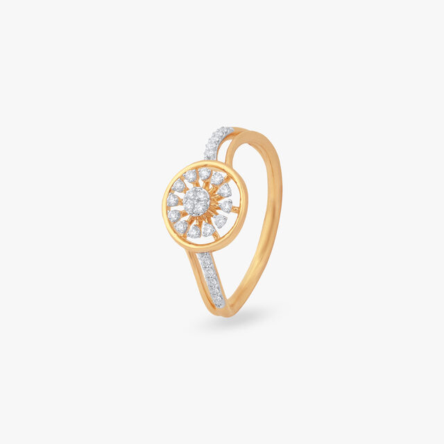 Celestial Burst Diamond Ring