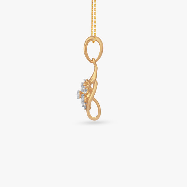 Radiant Grid Diamond Pendant