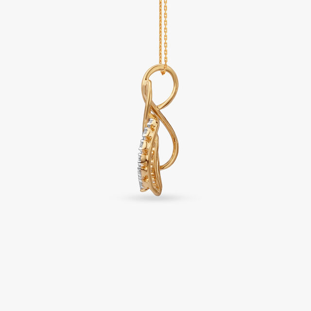 Flowing Radiance Diamond Pendant 2