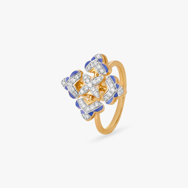 Blossom Swing Diamond Ring 