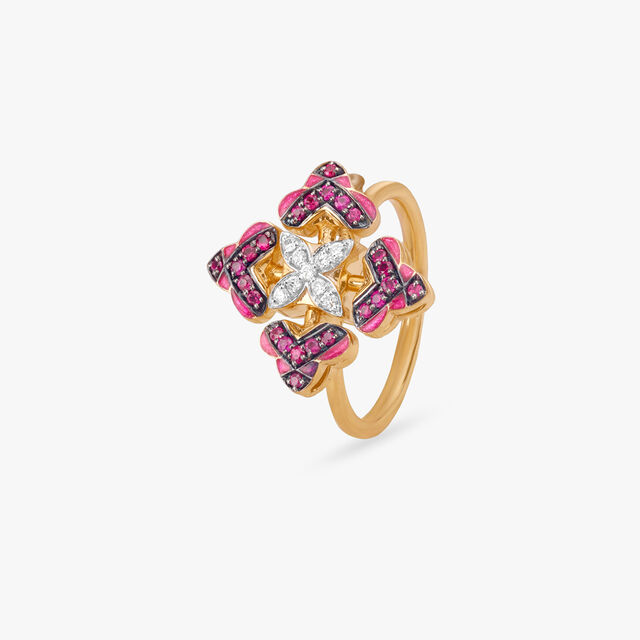 Blossom Swing Diamond Ring 4