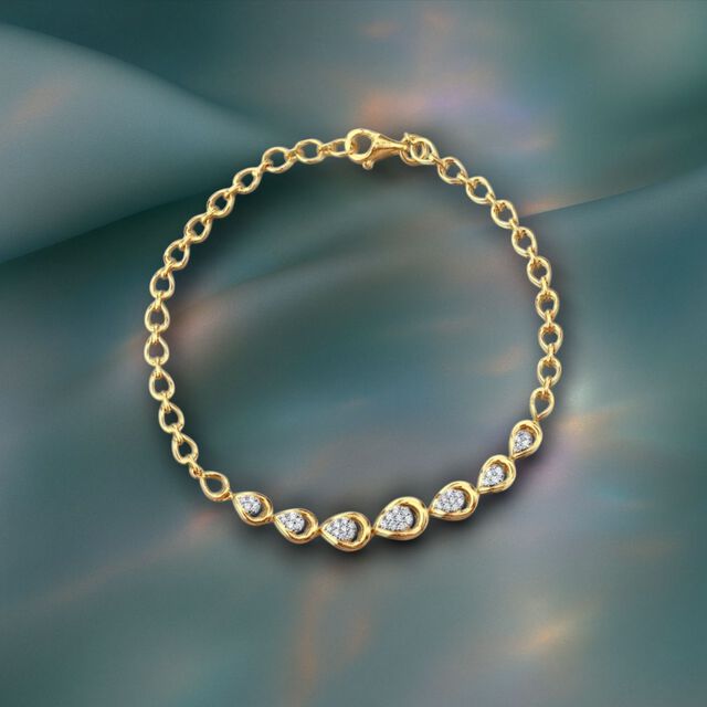 Link Glow Diamond Bracelet 