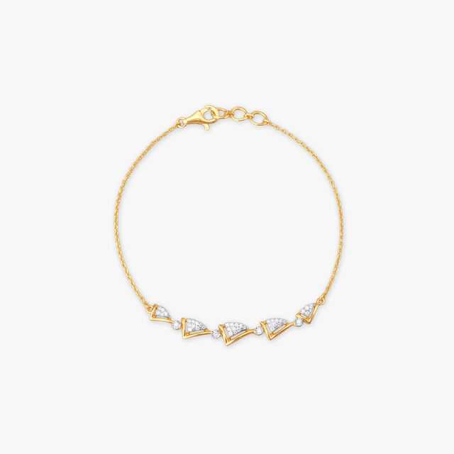 Glide Edge Diamond Bracelet