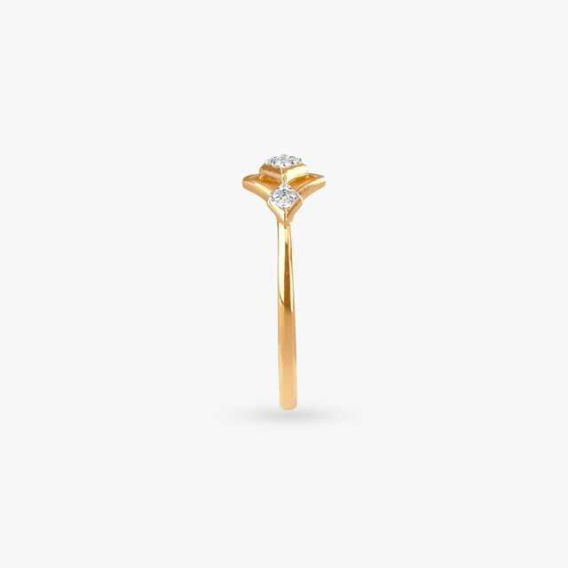 Contemporary Frame Diamond Ring