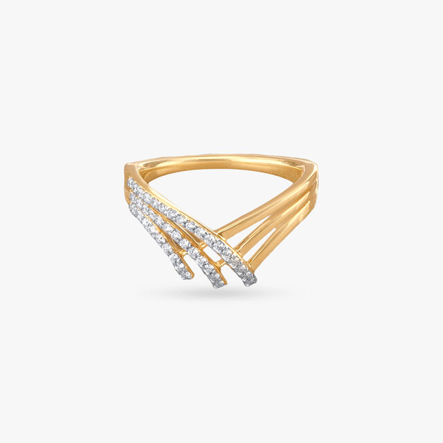 Triple Arc Diamond Ring 2