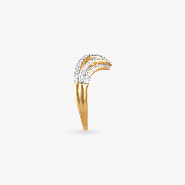 Triple Arc Diamond Ring 3