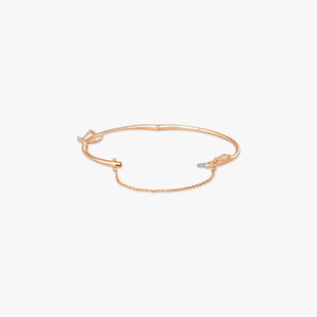 Delicate Loop Diamond Bangle 2
