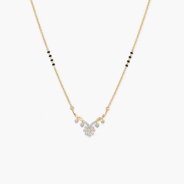 Petal Vibe Diamond Mangalsutra