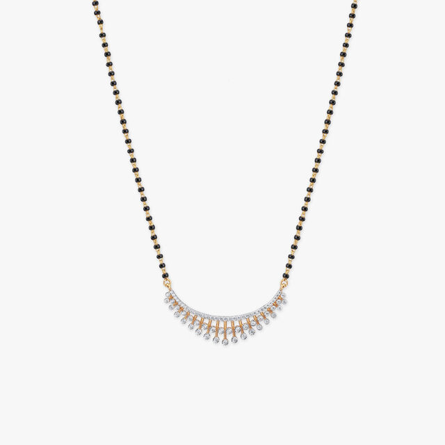 Dancing Drops Diamond Mangalsutra