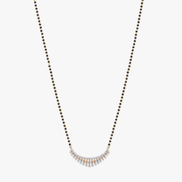 Dancing Drops Diamond Mangalsutra