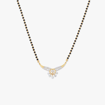 Winged Grace Diamond Mangalsutra