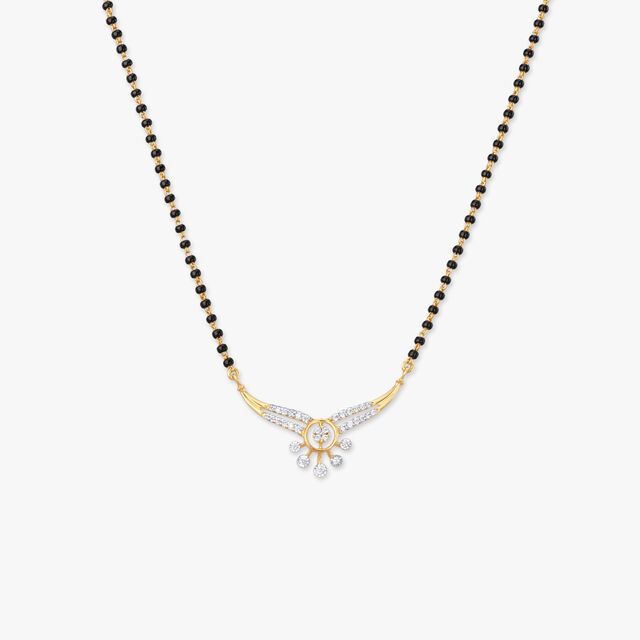 Winged Grace Diamond Mangalsutra