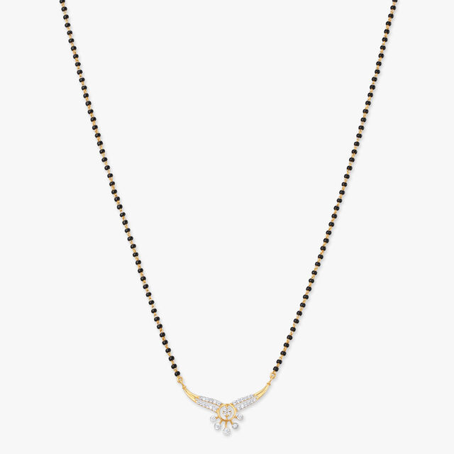 Winged Grace Diamond Mangalsutra