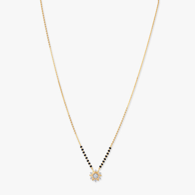 Sunlit Bloom Diamond Mangalsutra