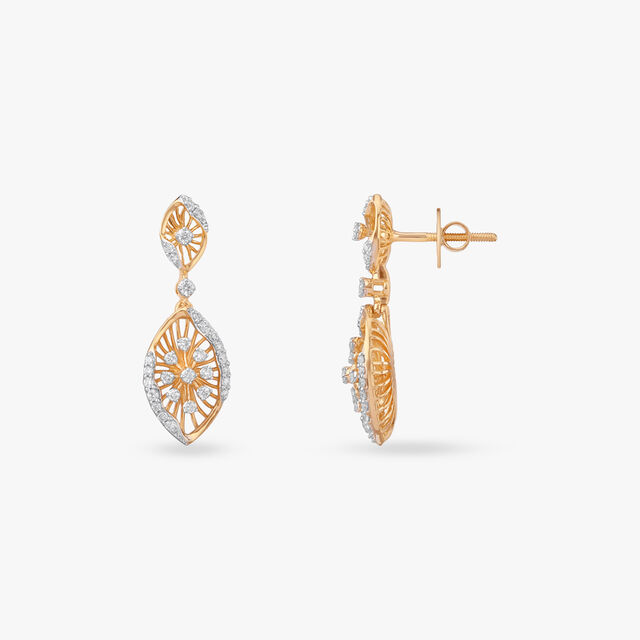 Aurora Shine Diamond Drop Earrings 2