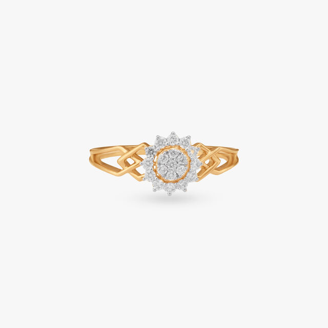 Tanishq 18KT Dimond Finger Ring