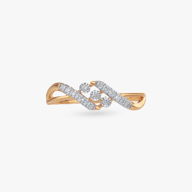 Luminous Flow Diamond Ring 2
