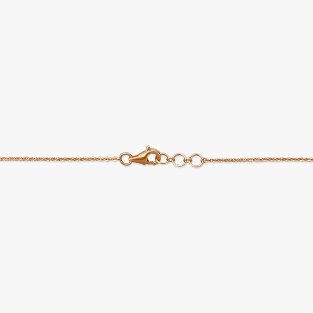 Radiant Ribbon Diamond Pendant with Chain