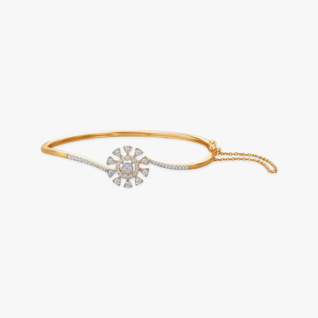 Blooming Radiance Diamond Bangle 
