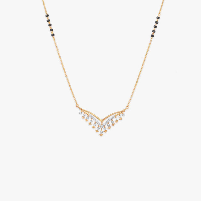 Raindrop Symphony Diamond Mangalsutra