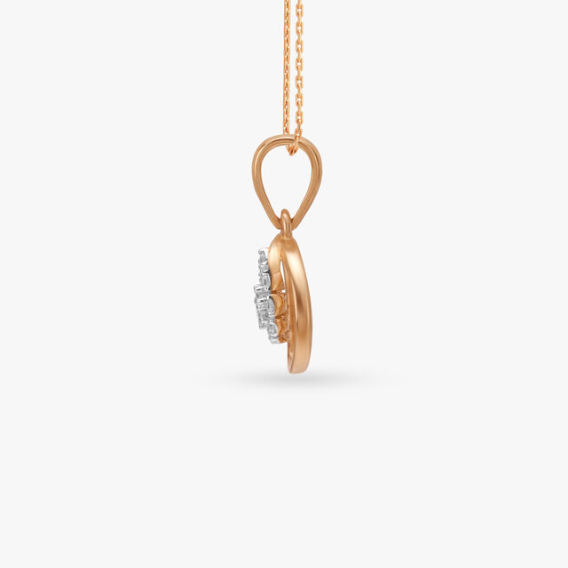 Floating Flora Diamond Pendant 2
