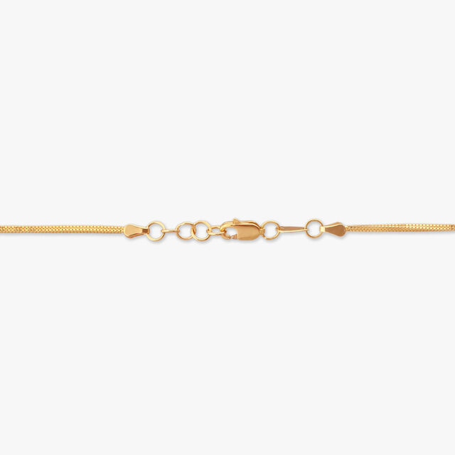 Crescent Bloom Gold Mangalsutra