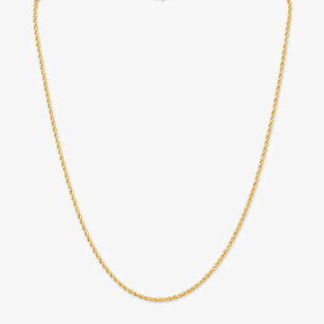 Sleek Rope Gold Chain