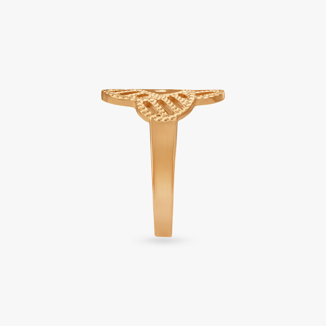 Ornate Clover Gold Ring