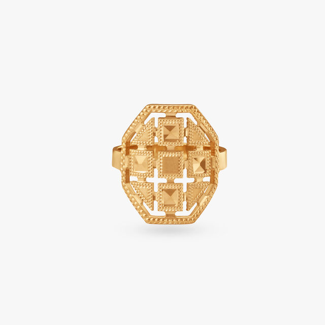 Vintage Charm Gold Ring