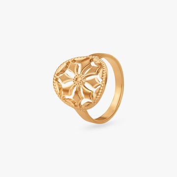 Blossom Aura Gold Ring